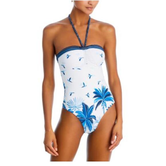 FARM Rio Dream Sky One Piece Swimsuit XS NEW - Picture 1 of 4